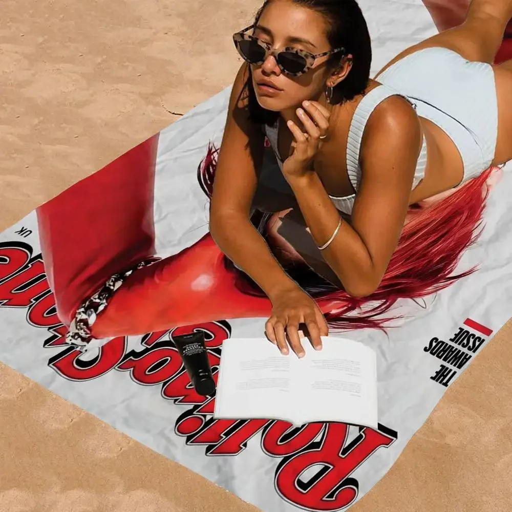 Y-Yungblud Hot Singer Microfiber Beach Towel Absorbent Quick Dry Soft Yoga Swimming Resort Mountain Climbing Towel