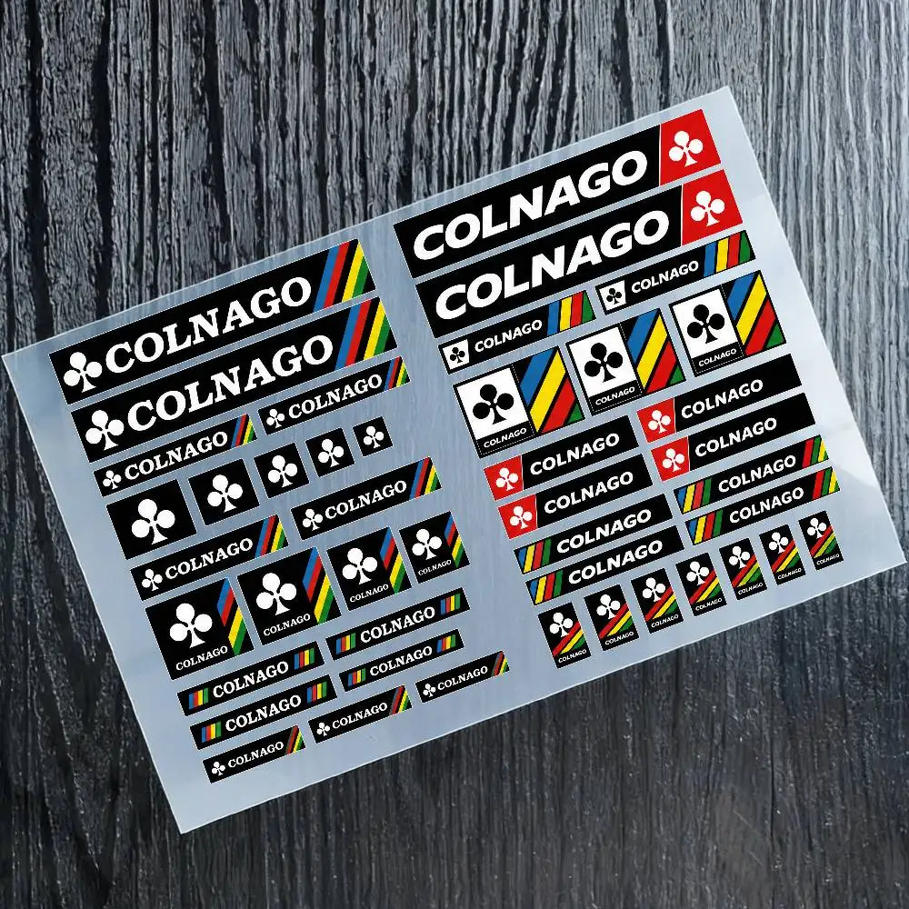 Pegatinas reflectantes para motocicleta C-col-nago, calcomanías de vinilo impermeables para casco de motocicleta, tanque de combustible, bicicleta