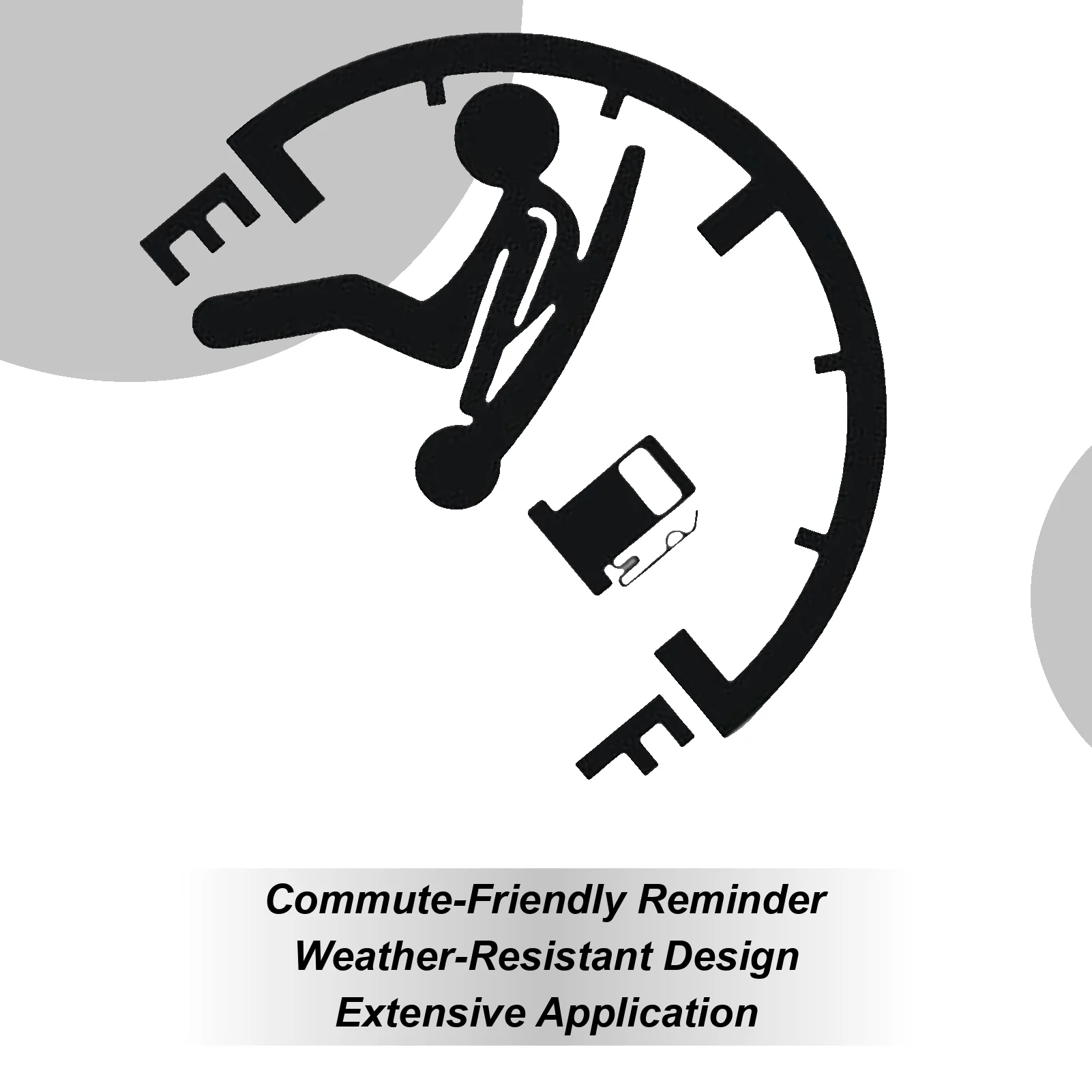 

Car Decals Reflective Funny Signs Decal Tank Cap Vehicle Sign For High Gas Consumption Exterior Rv Window Door Truck Laptop