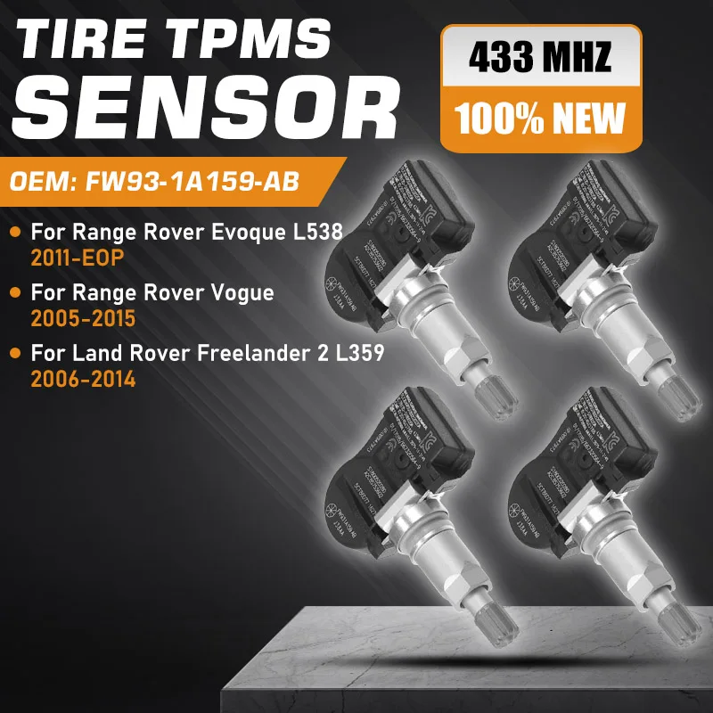 

Car For Range Rover Evoque L538 2011-EOP TPMS Range Rover Vogue 2005-2015 Land Rover Freelander 2 2006-2014 Tire Pressure Sensor