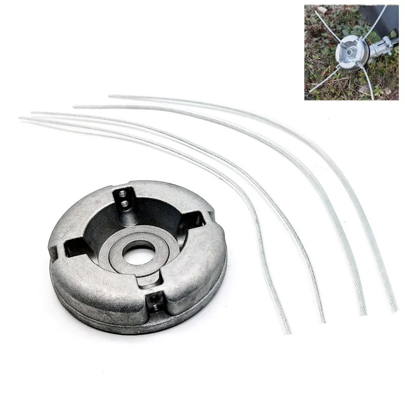 Universal Aluminum Alloy Lawn Mower Head and Replacement -Feed Nylon/String Compatibility Gardening Tools Lawn Mowers