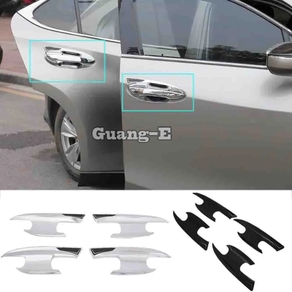 

For Lexus UX 200H 250H 260H 2019 2020 2021 2022 2023 Sticker Styling Cover Detector External Frame Trim Door Bowl Armrest 4pcs