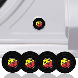 4Pcs Car Door Shock Trunk protection pad Auto accessories For Abarth Fiat Ducato 500 500L 124 Spider Coupe Panda Doblo Car Goods