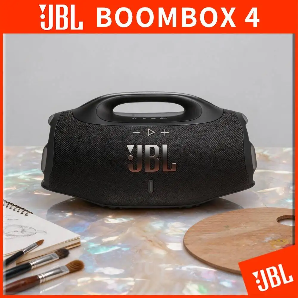 JBL Boombox 4 Rechargeable Bluetooth Speaker IP68 Waterproof Dustproof 34H Play Time Bass Boost Outdoor Portable Speaker