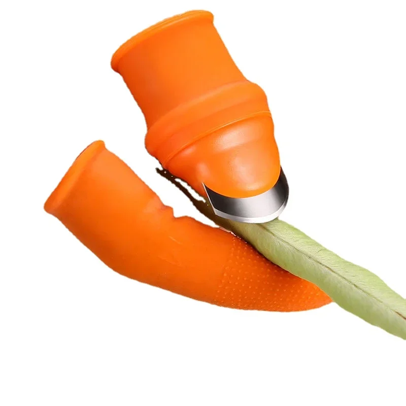 Coseillette de chili, pimienta, cuchillo para pulgar, pimienta, cubierta para dedo, frijoles, uñas, especial para frijoles agrícolas, accesorios de cocina