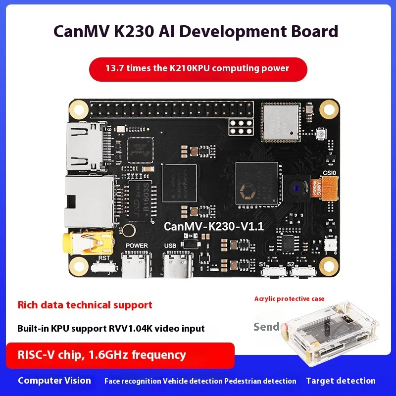 CanMV K230 Development Board Visual Recognition Module Camera AI Rapid Development Board Artificial Intelligence