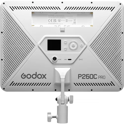 Godox P260C Pro Bi-Color Panel Light 45W 2800-6500K For Studio Video Light Lamp Panel For Video Production & Vlogging