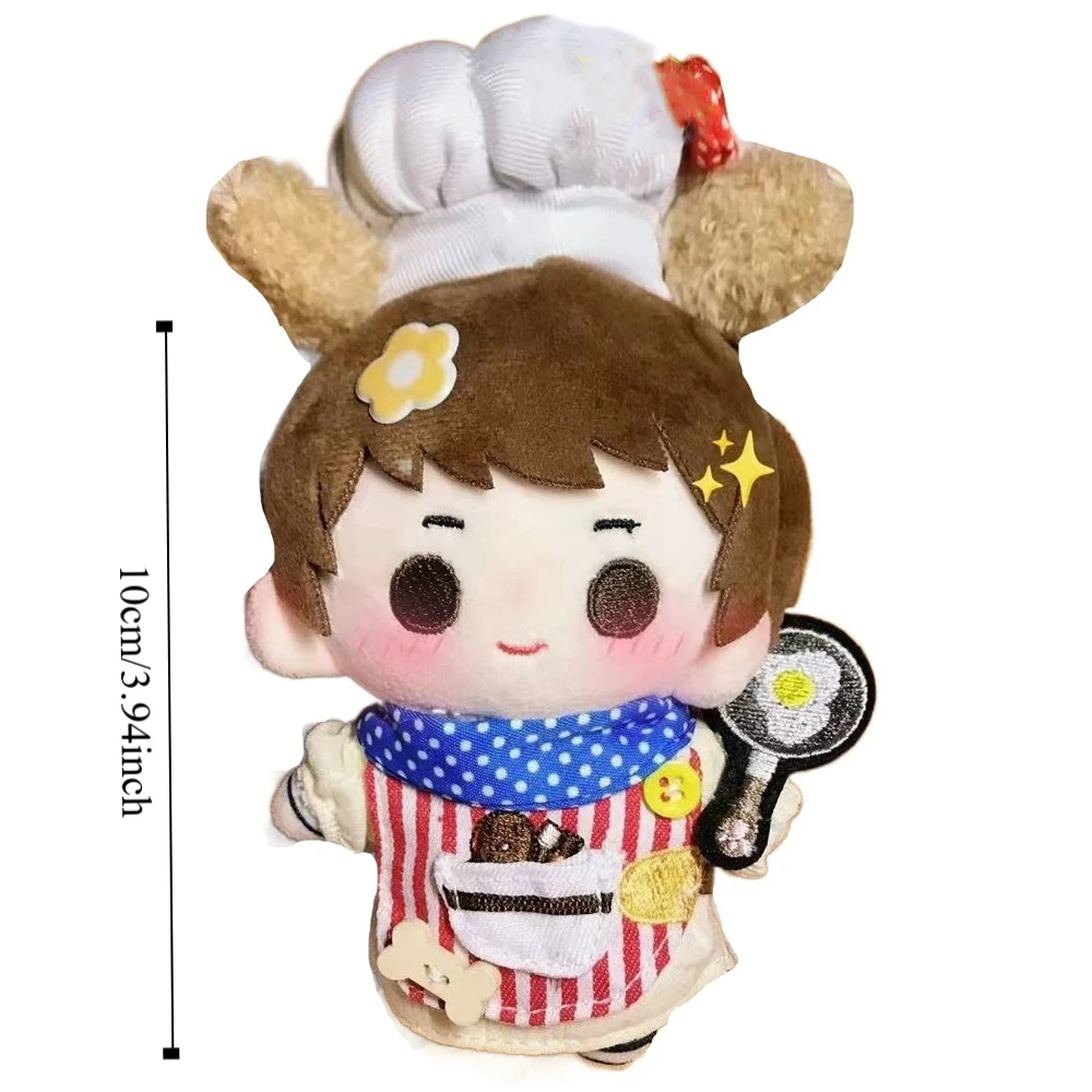 Chef-kok hoed 10 cm katoenen poppenkleertjes aankleden mooie poppenkleertjes outfit schort set grappige poppenkleertjes set popaccessoires