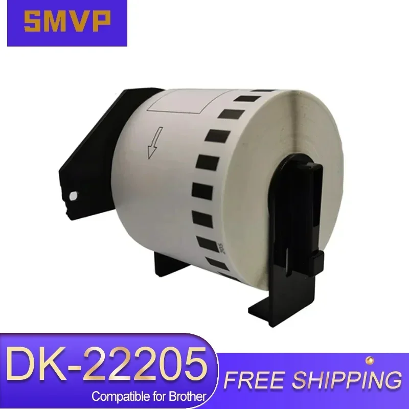 

Compatible Label tape DK-22205 Label 62mm x 30.48m Continuous for Brother QL-500/500A/550/560/700/570VM/580N/650TD/710W