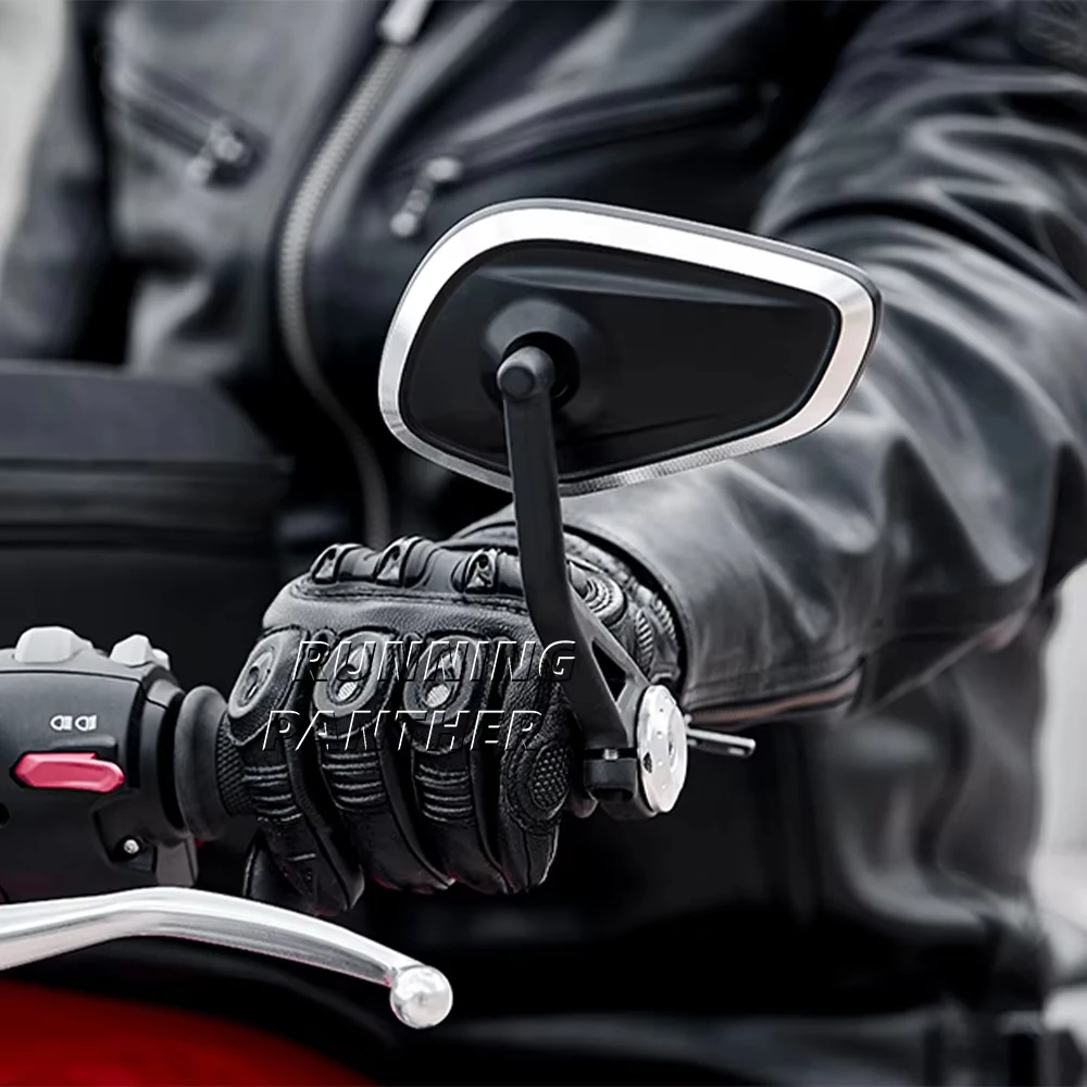 New Accessories Motorcycle Mirror Handlebar Rearview Mirrors For Street Triple S 765 765RS 765R Bobber T120 Daytona 660 675