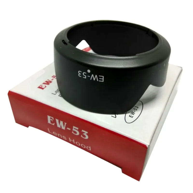 1pcs Lens Hood EW-53 Reversible Camera Lente Accessorie 49mm for Canon EOS M10 EF-M 15-45 mm f/3.5-6.3 IS STM Lens with box