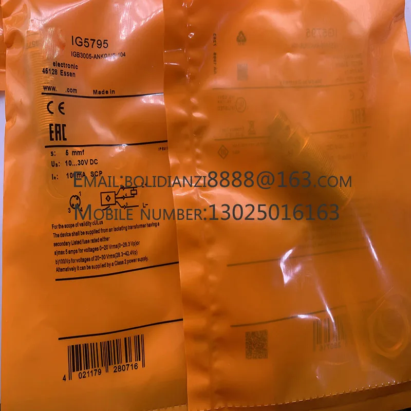 

The brand-new original sensor IG5798 IGA3008-BPKG/55V warranty for one year in stock