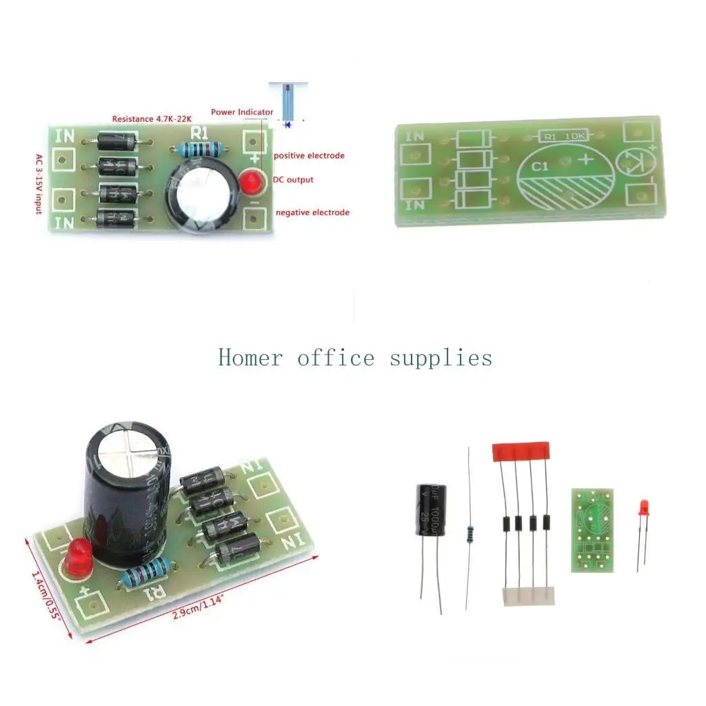 

K43B AC-DC Converter 6/12/24V To 12V Full-bridge Rectifier Filter Power Supply Module
