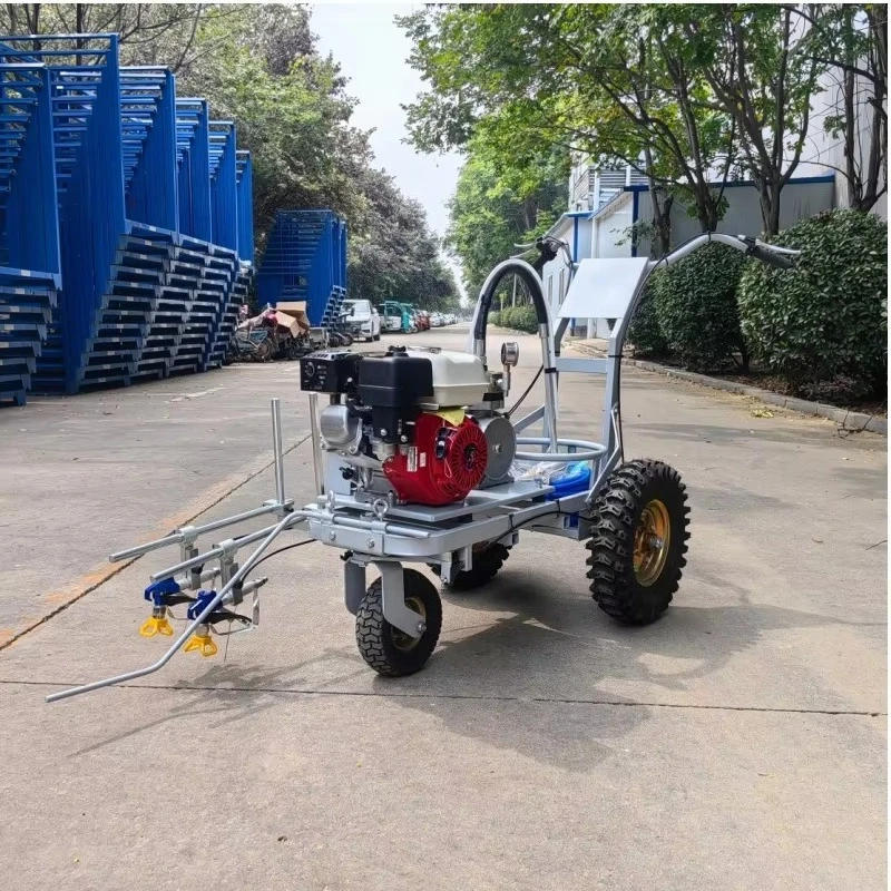 Multifunctional Road Striping Machine Adjustable Speed Traffic Line Marking Machine for Highway Community School Road