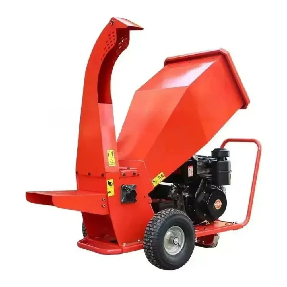 2026-Factory Professional Mobile Wood Chipper Blades Machine Shredder Tree Branch Wood Chipper