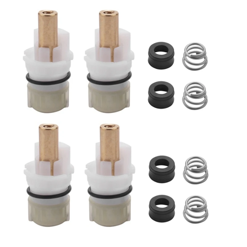 

Promotion! 4 Pieces RP25513 Faucet Stem Replacement With Rubber Seats And Springs Suitable For Kitchen Delta Faucet Repair Kit