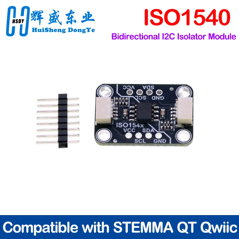 1/3pcs 3.3V 5V ISO1540 Bidirectional I2C Isolator Module Compatible with STEMMA QT Qwiic Pin Unsoldered