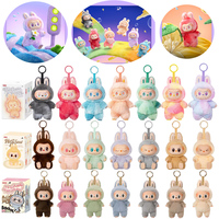 For Labubu V3 Blind Box Have A Seat Series Vinyl Pendant Doll Model Toy Cute Monster Replica Keychain Toys Christmas Gifts
