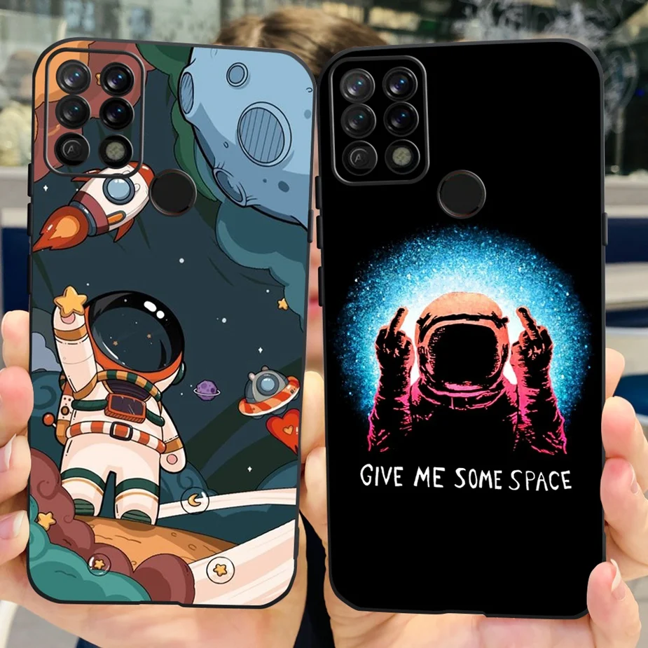 For Tecno Pova Case LD7 LD7j Colorful Painted Cover Matte Phone Case For Tecno Pova Soft Silicone Fundas 6.8\'\' Back Cover Bumper