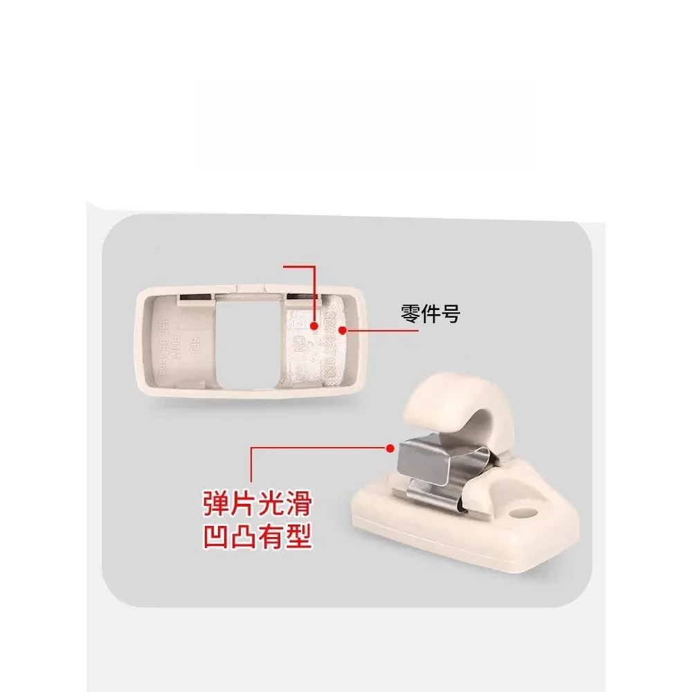 

OEM Genuine Sun Visor Clip Bracket For VW Golf 4 MK4 Bora Beetle Eos Polo 9N Caddy Sharan Passat B5 Transporter Lupo 3B0857561B