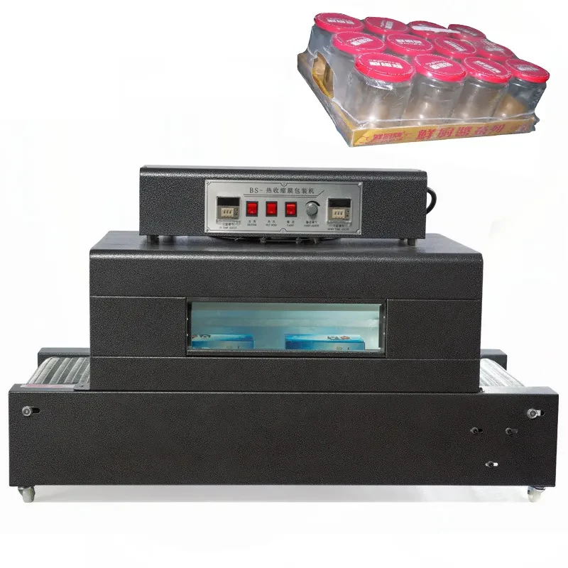 PBOBP Heat Shrinkable Film Sealer Automatic Blister Machine Retractable PVC Shrink Film Heat Sleeve Plastic Packaging Machine