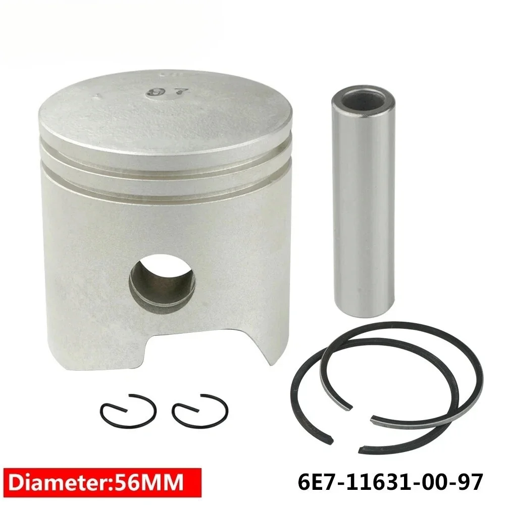 For Yamaha Outboard Engine Piston Kit with Rings 677-11631 688-11631 6K5-11636 6G1-11636 6H4-11631, 30-225HP Boat Motor Parts