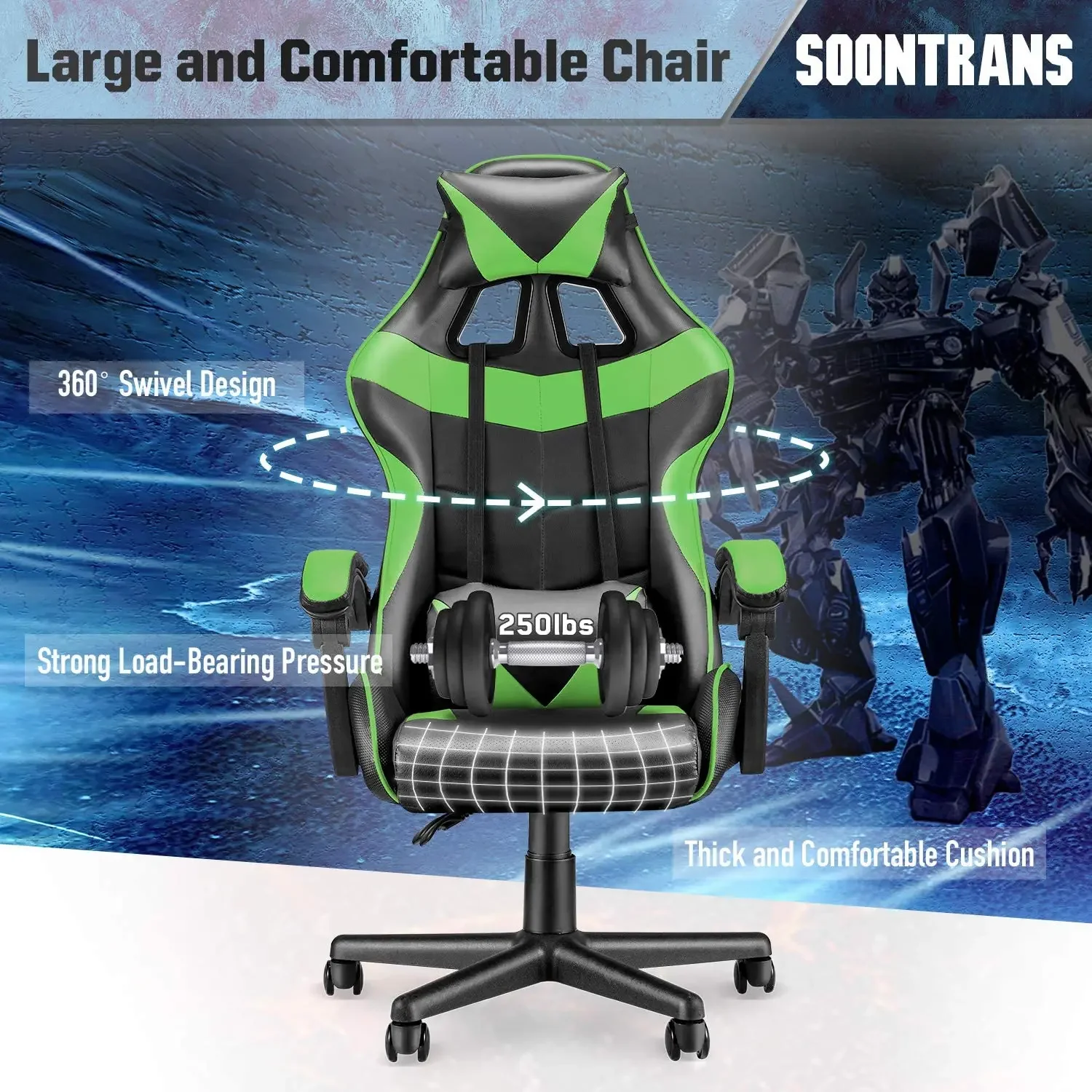 New Arrival 2022 Popular customizable network anchor theme house gamer Racing game chair leather gaming chairs