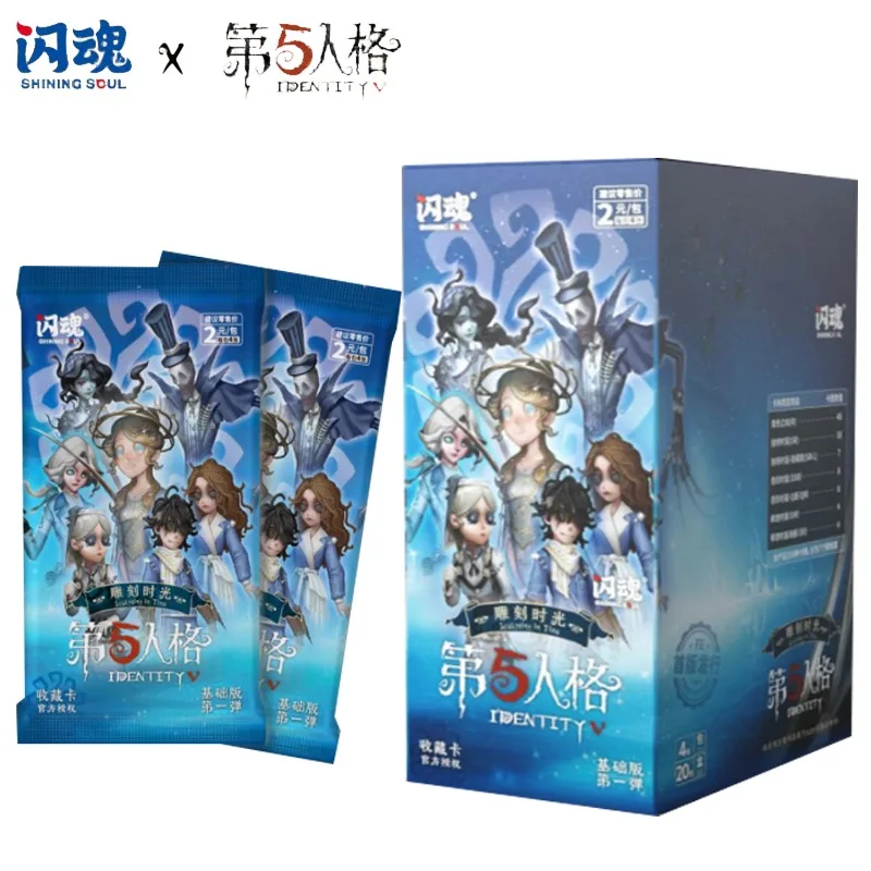 

Identity V Anime Game Collection Card Inspiration Pack Booster Box Rare Periphery Table Family Hobbies Toy For Children Gifts