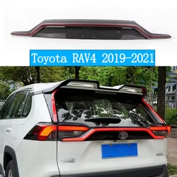 1 Piece For Toyota RAV4 2019~2021 Rear Bumper Lights Assembly Turn Signal Running Red Tail Light Brake Lamp Driving Fog Light