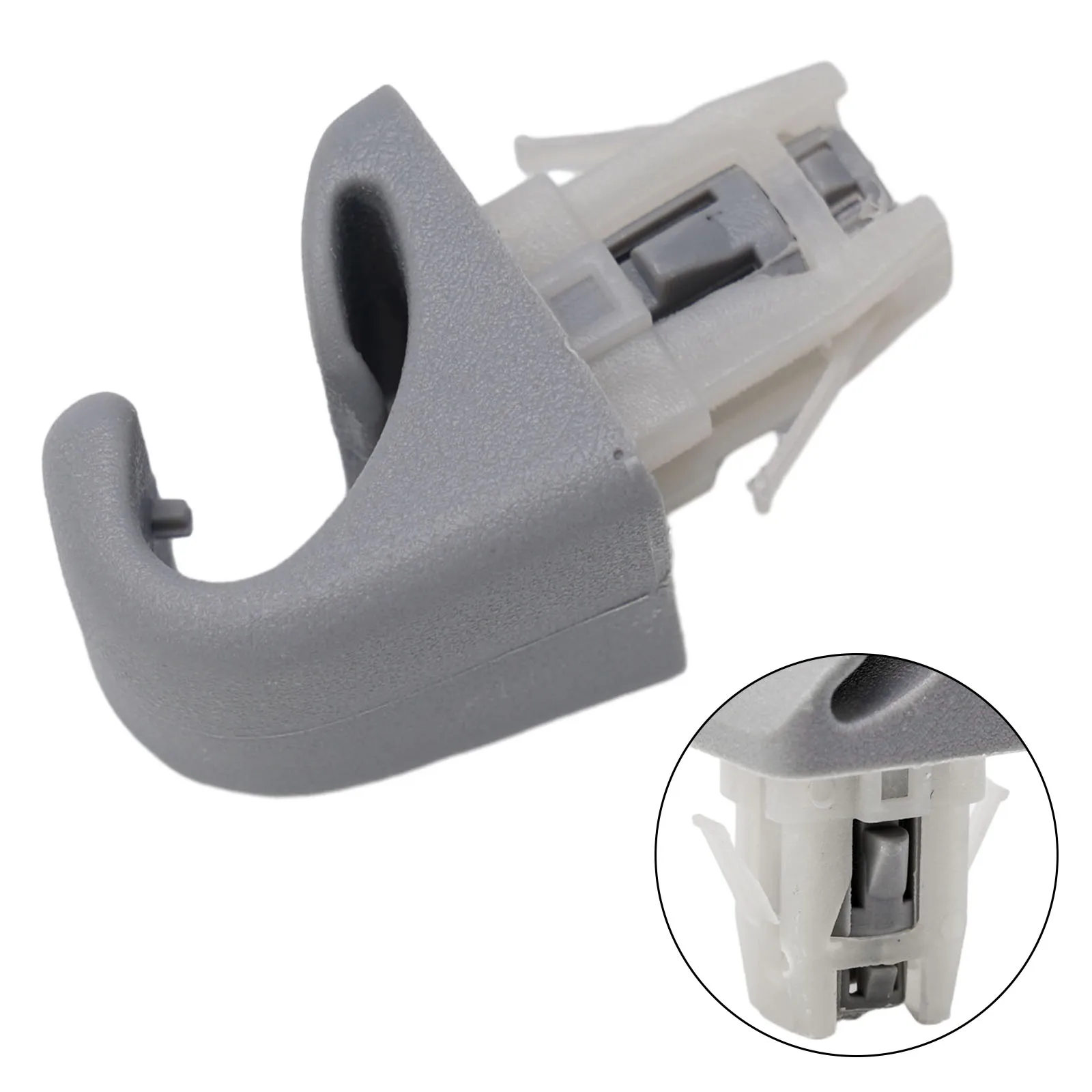 

Car Parts Car Hook Clip Grey 26.2x24.8x46.5mm Bracket Sun Visor Hook Clip Car Car 2pcs Brand New Easy Installation