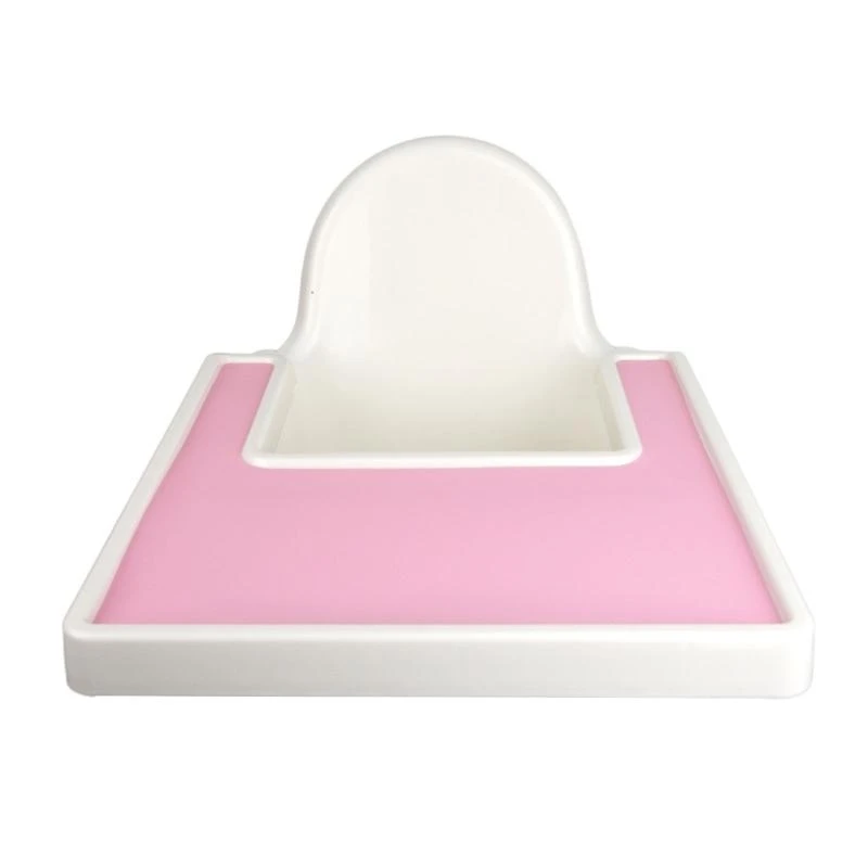 بساط طعام آمن من السيليكون لكرسي الطعام العالي للأطفال قابل للغسل من أجل تغذية مريحة #3