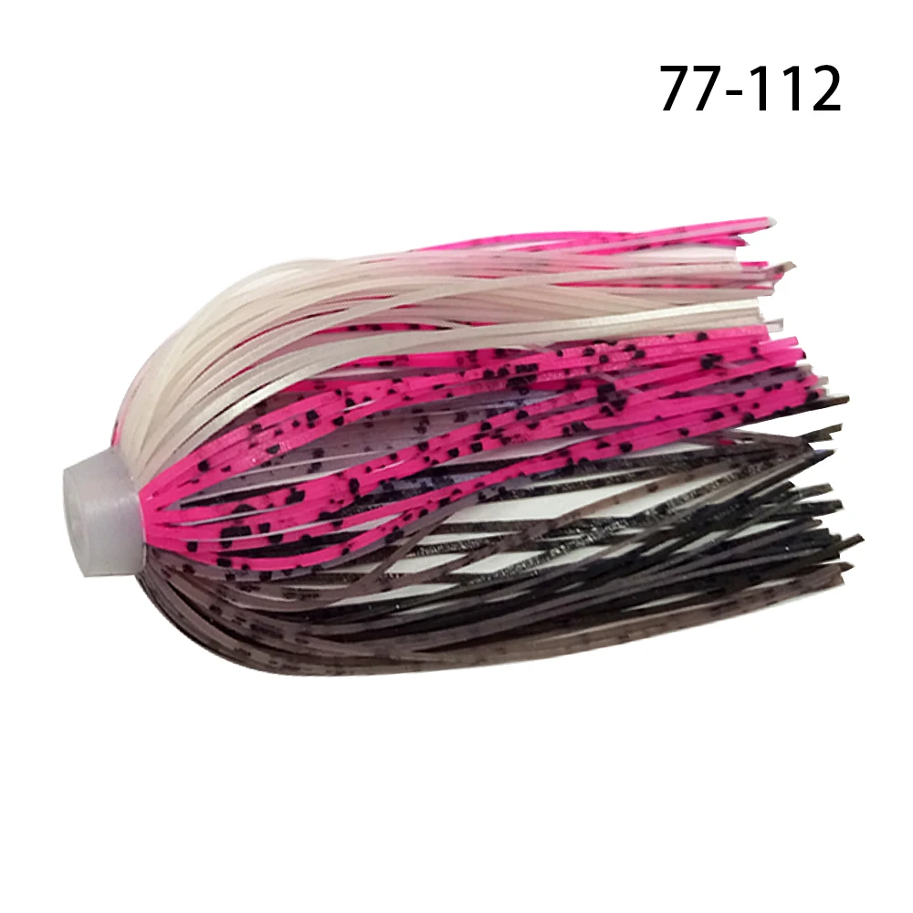 5 Stück/Lot 88 Stränge 64mm Silikonröcke Elastische Löcher Schirmröcke Angelzubehör Buzzbaits Spinner Buzz Bait – Detail 14