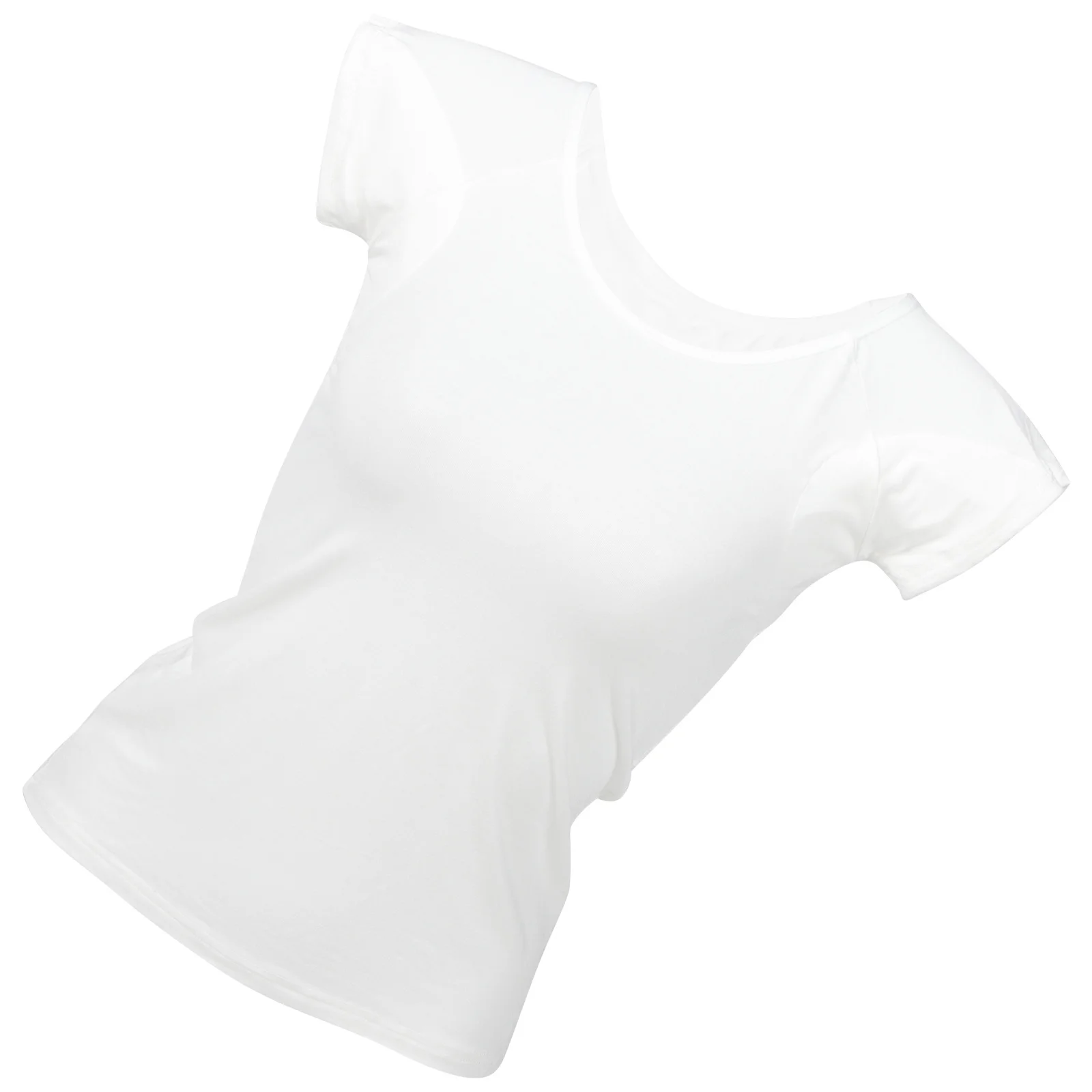 

Women Underarm Sweat Proof T-Shirt Breathable Washable Reusable Sweat Absorbing Undershirt Comfortable Summer Jogging Workout
