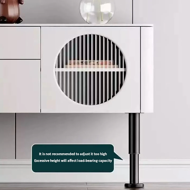 Accesorio doméstico ajustable telescópico de plástico, soporte de viga de cama práctico y duradero de alta calidad, pata de muebles reforzada