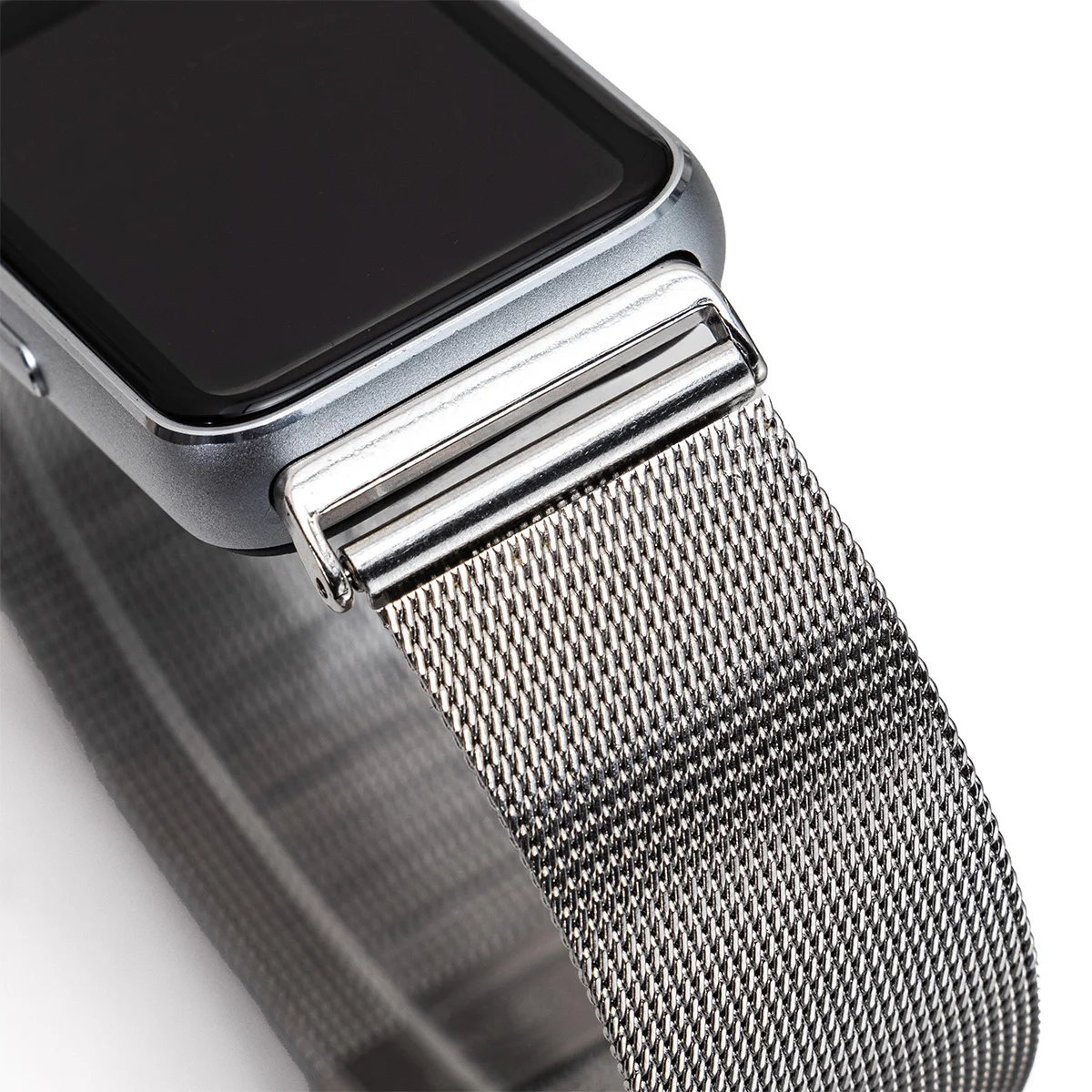 Milanese-Armband für Samsung Galaxy Fit 3, Schwarz, Silber, Gold, Edelstahl-Armband für Samsung Galaxy Fit 3, Armband – Detail 10