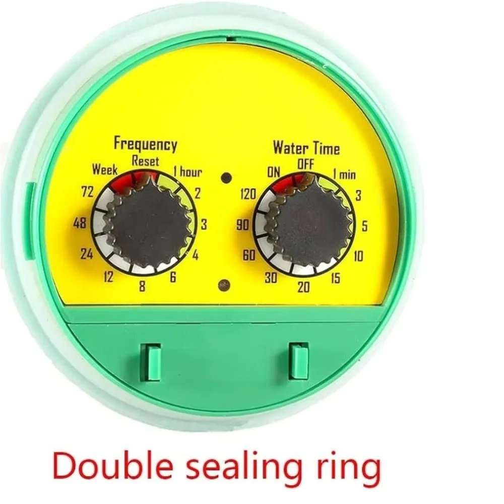 

Plastic Automatic Sprinkler Dual Dial Code Battery Powered Irrigation Timer Electronic Automatic Watering Timer
