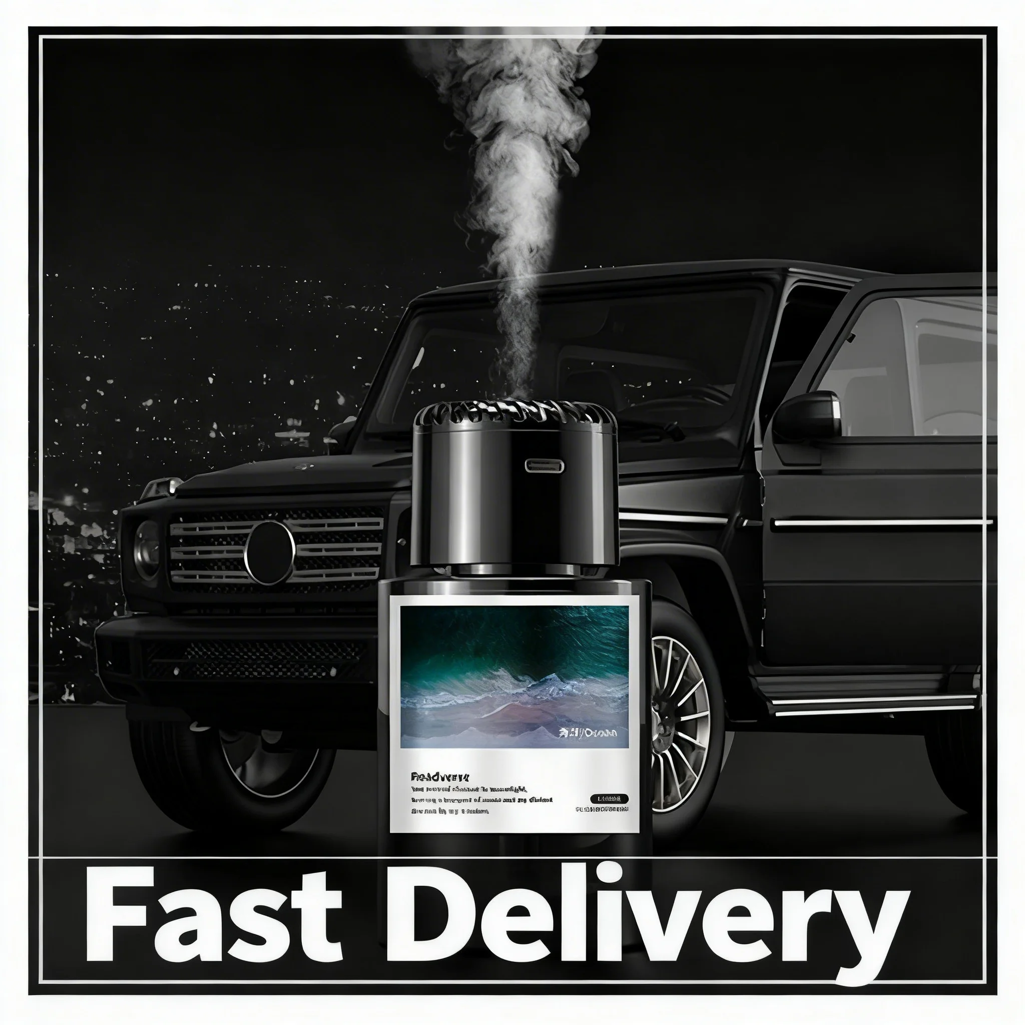 1PC Car Diffuser Car Perfume Smart Fragrance Large Capacity Humidifier Diffuser Frostless Fragrance Machine Purifier/Fine/Moistu