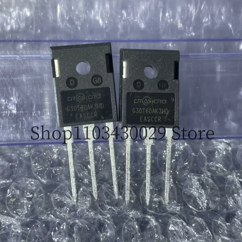 

ТРАНЗИСТОР бтиз CRG30T60AK3HD G30T60AK3HD TO-247 30A 600 В, 10 шт., новый и оригинальный