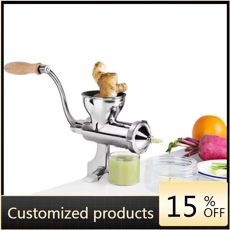 

STLF DZ WJW Advanced Portable 304 Stainless Steel Manual Juice Extractor for Wheatgrass Ginger Fruits