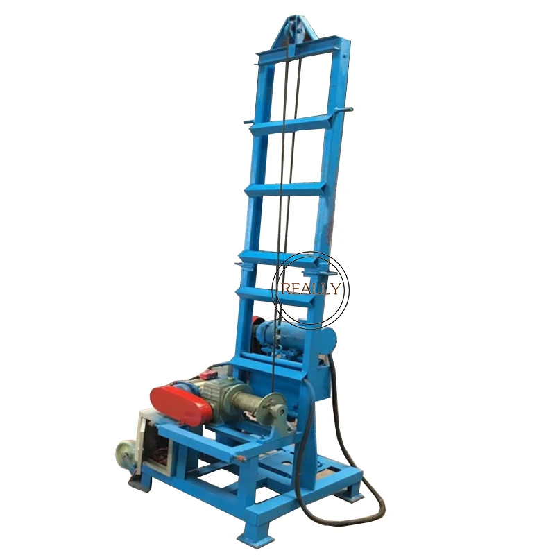 Small Electric Water Well Drilling Machine Depth of 80 Meters Ground Source Heat Pump Household Civil Hydraulic Drill Rig