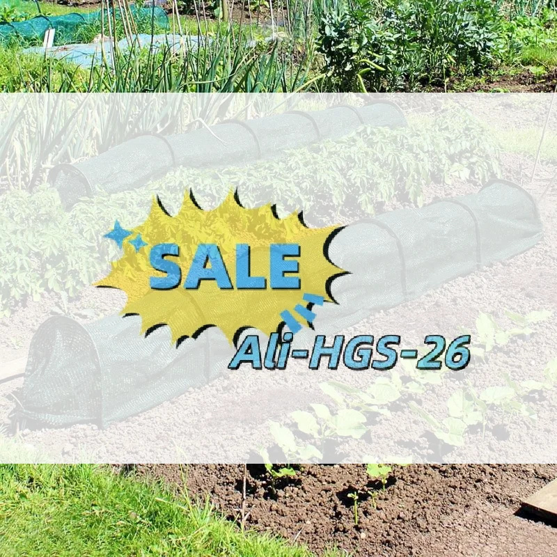 

Portable Greenhouse Tunnel with Shade Net - Adjustable Hoop System for Garden/Patio/Farm Plant Protection