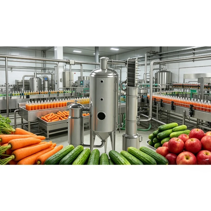 Evaporation Machine Concentrating Evaporator Thermal Type Low Temperature Efficient for Sauce Paste Condensing