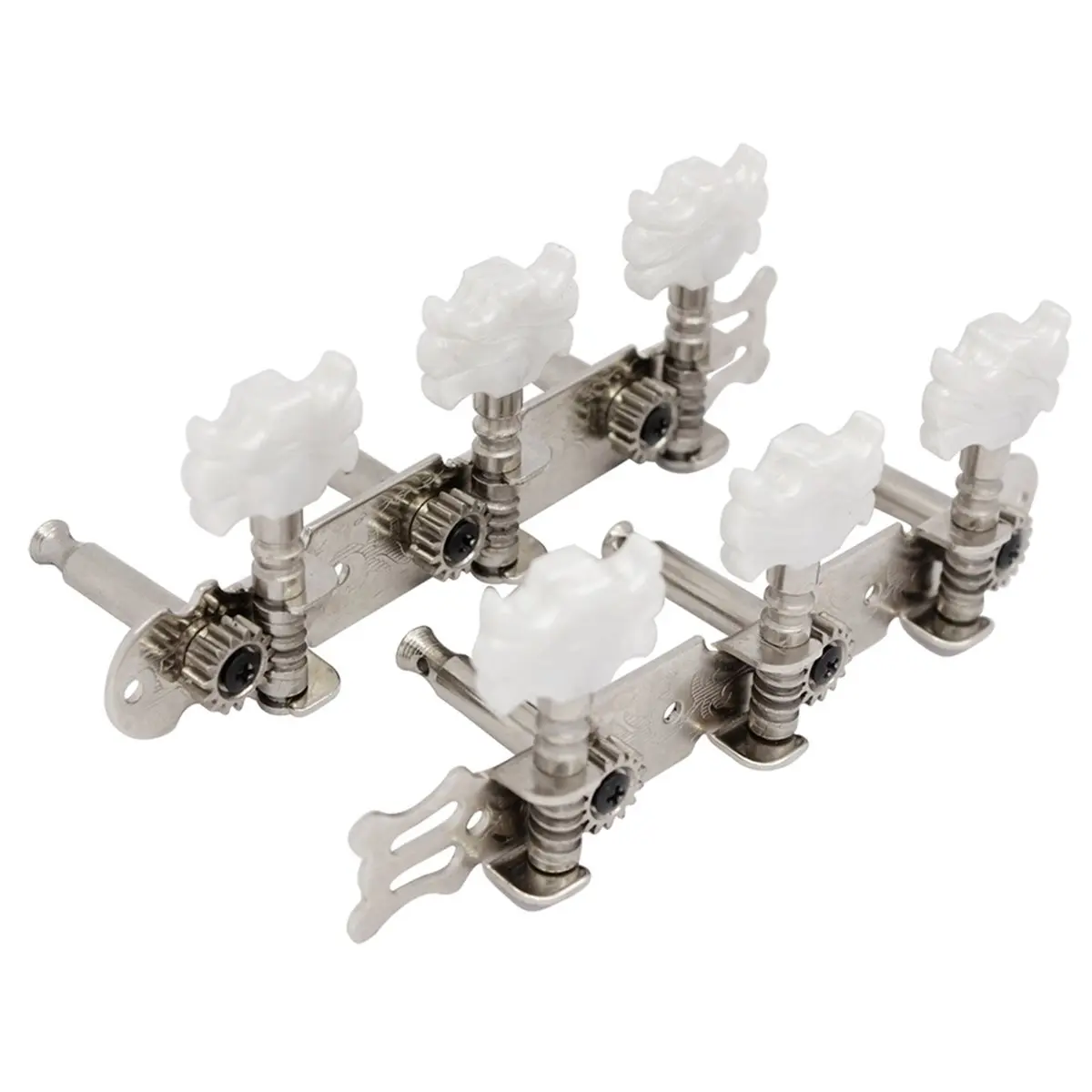 [828 Sale] 2Pcs Guitar Tuning Pegs Classical Guitar Machine Heads Tuners 3L3R Guitars Tuning Keys Tuning Keys for Guitars view 3