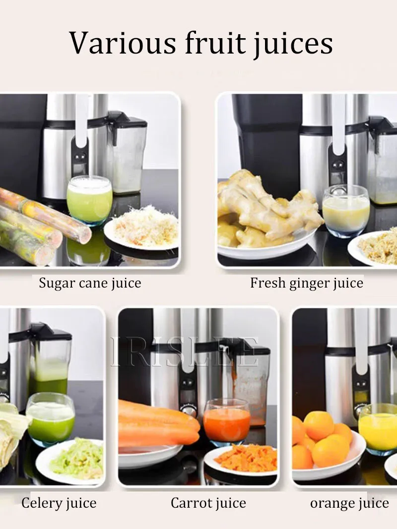 เครื่องคั้นน้ำผลไม้แบบแรงเหวี่ยง เครื่องปั่นผลไม้และผัก เครื่องสกัดน้ำผลไม้แบบพกพา มินิบลender 1250 วัตต์ 5 ระดับความเร็ว สำหรับใช้ในครัวเรือน