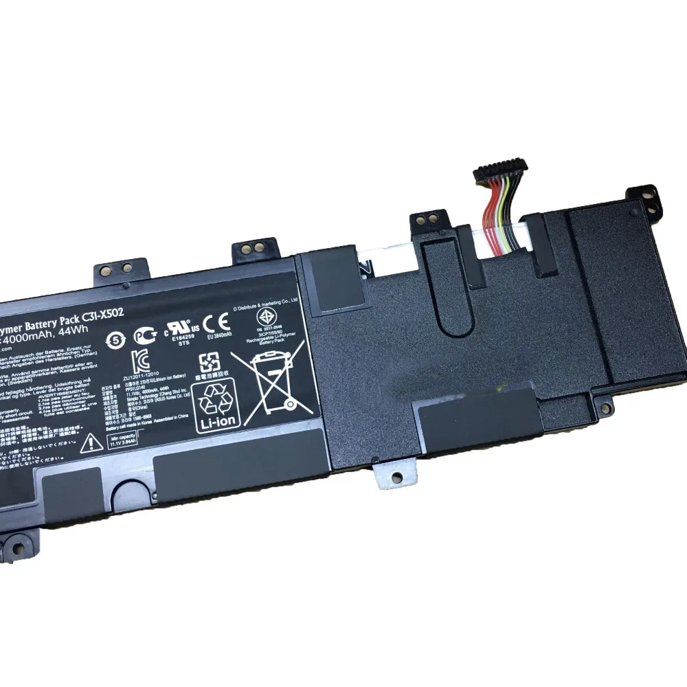 Imagem -03 - Nova Bateria do Laptop Original para Asus C31-x502 S500c S500ca Pu500 Pu500c Pu500ca 11.1v 44wh