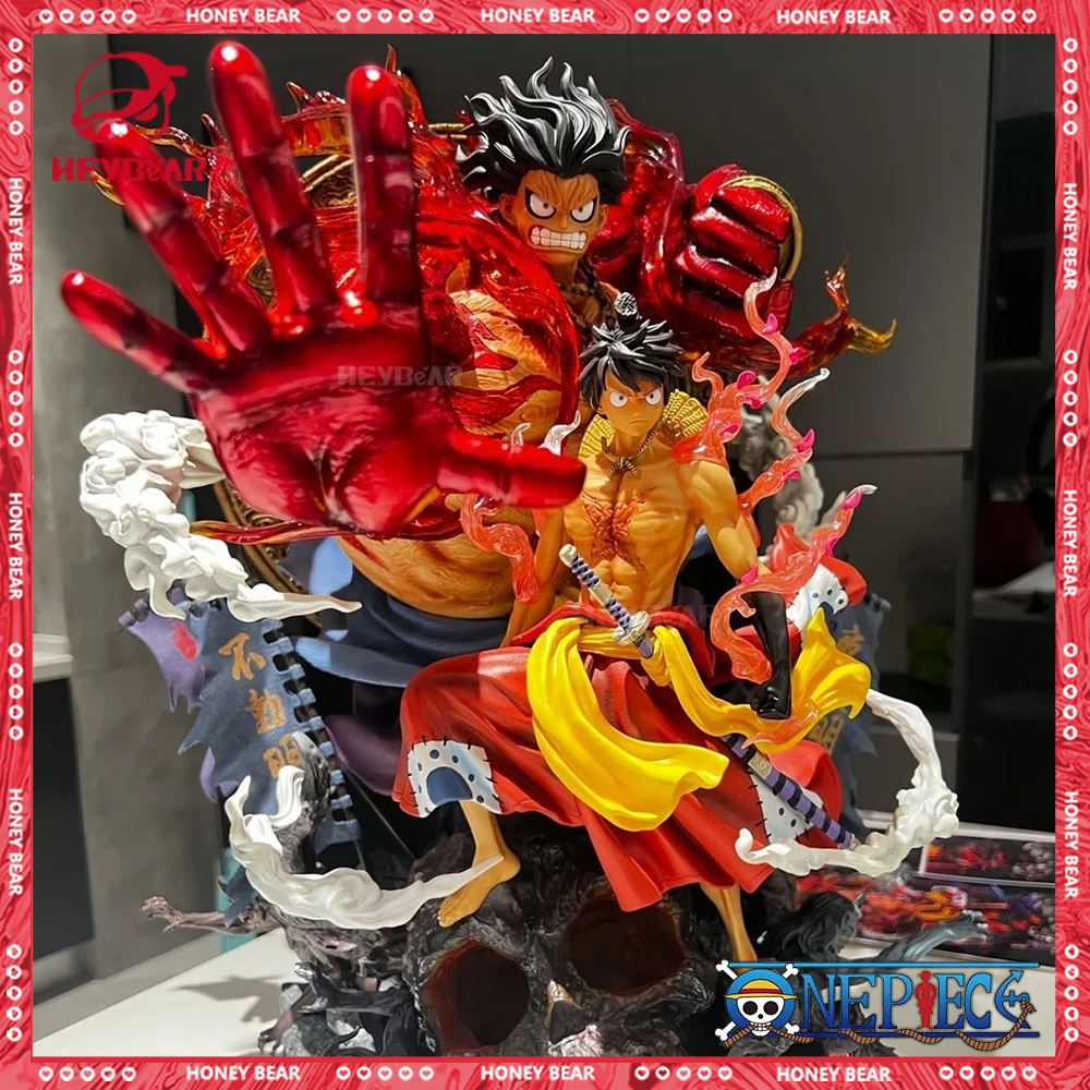 One Piece Figure Luffy figures gear4 luffy the ghost island Figurine Statue Model Doll Collection Desk Decor Toys Birthday Gifts