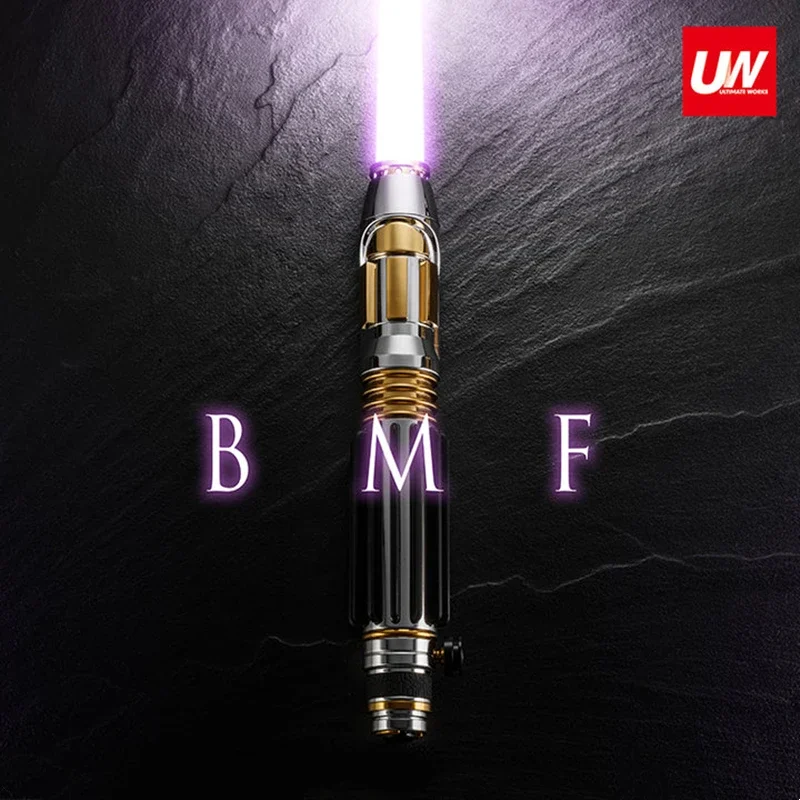 

Ultimate Works Mace Windu Crystal Neopixel Lightsaber Asteria2.5 and Proffie2.2 Board Removable Chassis Pixel Blade Cosplay Toys