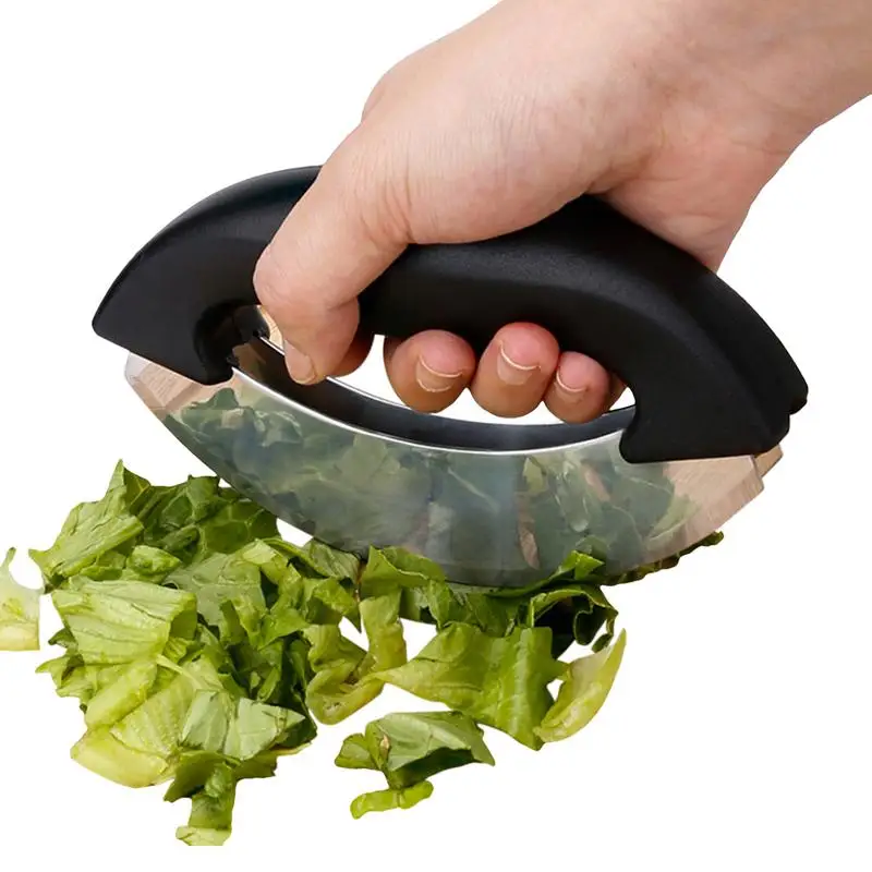 Salad Chopper Tool Stainless Steel Fruit Vegetable Salad Chopper Dicer Double Headed Cut Salad Shredder Tool kitchen accessories