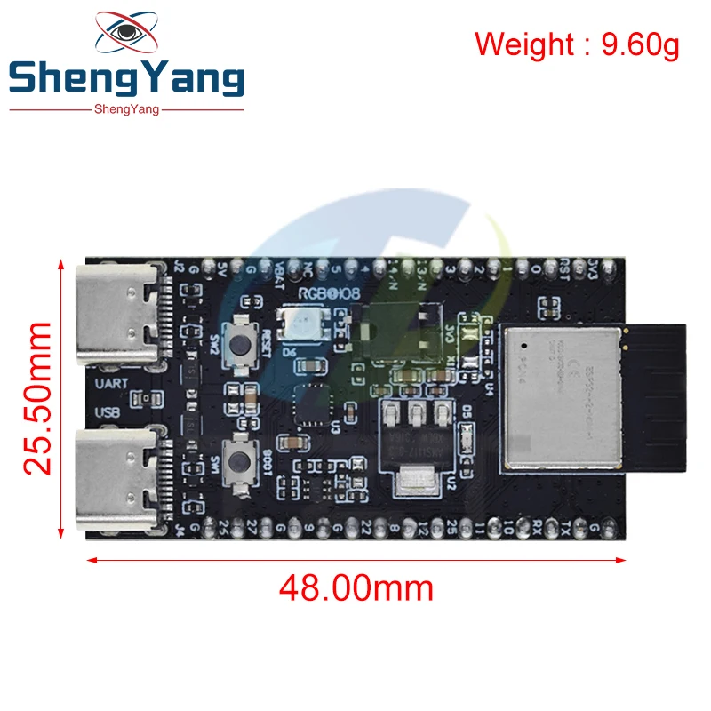 Imagem -06 - para Arduino Fio Série h2 Zigbee Ble Esp32-h2 Esp32-h2-devkitm1 n4 Esp32-h2-mini-1 Tzt-esp32-h2-devkitm