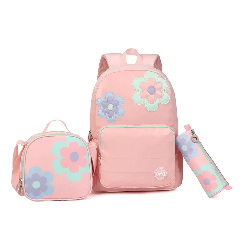 

BunnyFly 3pcs Backpacks Schoolbag for Girls Kid Teen Women Casual Travel Daypacks Elementary School Bag Backpack for Bookbag Set